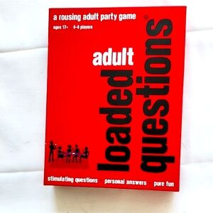 Adult Loaded Questions Party Game - Red